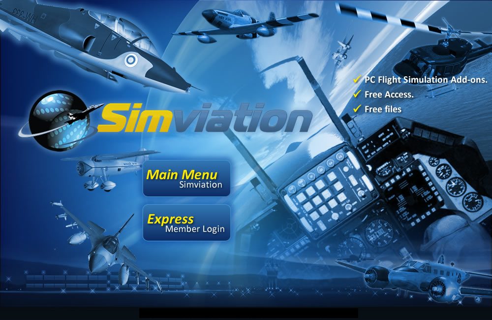 Freeware addons for Microsoft Flight simulator series, FSX, FS2004, Combat Flight Simulator and other PC Flight Simulation products like Flightgear!